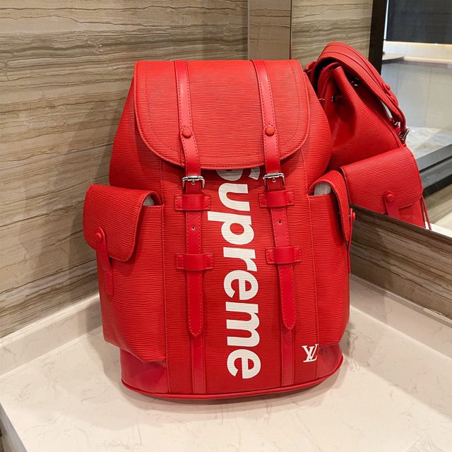 RJRW Lv supreme Mochila Hombres Y Mujeres casual Escolar
