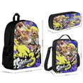 thumbnail image 2 of Splatoon 3Pcs Bookbag Sets Backpack with Lunch Bag And Pencil Case for Work Office Travel, 2 of 6