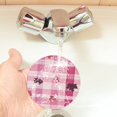 thumbnail image 5 of Multi-Shape Mdf Cork Coaster 4 Pieces Of Anti-Slip, Anti-Wear And Anti-Fouling 3.9in Easy To Clean And Stable Structure Plaid Fall Camo Pink_1 Round Shape, 5 of 7