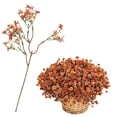 thumbnail image 3 of QWUIIOMJPY Artificial Baby's Breath Stems 5 Pack,14.96in Long Autumn Coffee Brown Fake Gypsophila Silk Flower Branches,Home Vase Filler Wedding Table Centerpiece Thanksgiving Fall Decor, 3 of 5