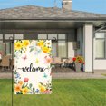 thumbnail image 3 of Floral Welcome Garden Flag For Home Outdoor Garden Yard Decor 12x18 Inch, 3 of 5
