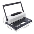thumbnail image 2 of TOOL1SHOoo Electric Coil Inserter Manual Coil Punch & Binding Machine Pitch - Professionally Bind Presentations and Documents Strong and Durable Machine, 2 of 10
