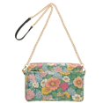 thumbnail image 2 of FORMRS Women Crossbody Purse with Chain Strap Vegan Leather Shoulder Handbag, Floral Pattern, 2 of 7