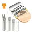 thumbnail image 3 of Linnome Compact Knitting Repair Kit Mini Portable Patch Darning Tools for Beginners Sewing Repair Supplies Needs, 3 of 8