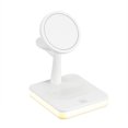 thumbnail image 1 of Estante De Carga Inalámbrico Multifuncional 4 En 1 Soporte De Carga Inalámbrico Magnético De Moda Con Lámpara De Noche Para Teléfono Móvil Reloj Inteligente Caja De Auriculares Guardurnaity EL014128-01, 1 of 6