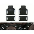 thumbnail image 5 of Leadwolf Car Floor Mats universal Full Coverage Auto Floor Mats All Weather Luxury Floor Liners Safe Car Mats Protector Car Carpet Black and Silver 4PCS, 5 of 5