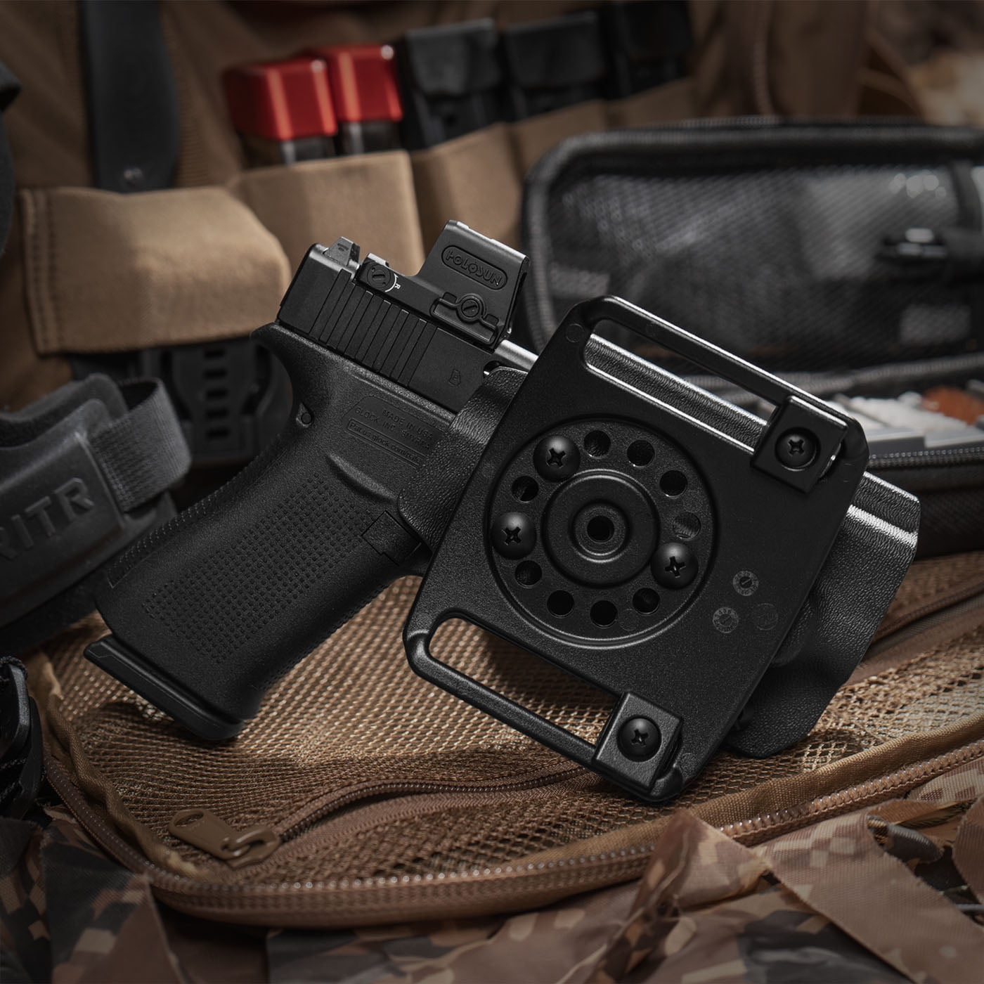 GRITR OWB Kydex Left Hand Holster Fits Glock 43X