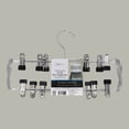 thumbnail image 6 of Mainstays Heavy Duty Chrome Metal 6-Tier Space Saving Pant & Skirt Hanger, 6 of 6