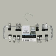 Mainstays Heavy Duty Chrome Metal 6-Tier Space Saving Pant & Skirt Hanger
