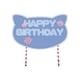 thumbnail image 1 of Ounissouiy 1 Uds. Conjunto de tarjeta de papel de arcoíris de 16,4 pies para fiesta de cumpleaños, cartel de feliz cumpleaños, cartel de Kits de decoración para fiestas Azul 7 pulgadas, 1 of 6