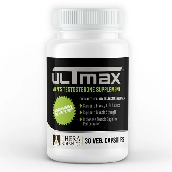 ULTmaxⓇ Men’s Testosterone Supplement - 30 Veg. Capsules