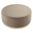 thumbnail image 3 of Modway Tilden Large 38" Round Performance Velvet Upholstered Ottoman in Taupe Natural, 3 of 7
