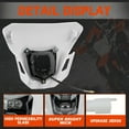 thumbnail image 3 of Suitable for For KTM Enduro Motorcycle LED Headlight High Low Beam Lights Mask 125 150 200 250 300 350 450 500 Dirt Bike Motocross Headlamp, 3 of 7
