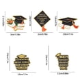 thumbnail image 2 of MOQIN Graduation Gifts for Him 2024, Graduation Enamel Pins, Graduation Season Rose Doctor Hat Shape Badge, Graduation Party Gift, 2 of 8