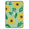 thumbnail image 3 of Happy Sunflowers Green Leafy Background Waterproof Picnic Blanket with Foldable Zipper, Suitable for Outdoor Use, Suitable for Travel, Camping, Beaches, Parks, Grasslands, Picnic Blanket Accessories, 3 of 8
