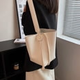 thumbnail image 2 of LinYooLi Female Large Capacity Tote Bag Soft Leather Shopping Bag Luxury Classic Design Handbags Ladys Simple Trendy Shoulder Bag, 2 of 6