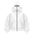 thumbnail image 3 of MHFRRA Sudadera con Capucha para Uso Informal con Bolsillo y Tejido Suave para Mayor Comodidad Blanco, 3 of 3