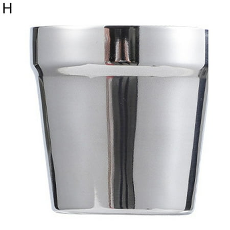 

UDIYO Water Cup 175ML Water Cup Heat-resistant Minimalist Stainless Steel Double-layer Design Drinking Mug Household Supplies