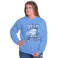 thumbnail image 3 of Alaska Cute State Flower Souvenir Women Plus Size Crewneck Sweatshirt Brisco Brands 2X, 3 of 4