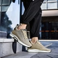 thumbnail image 6 of Men's Elevator Sneakers 2.36 Inch Invisible Height Increasing Lace up Fashion Sneakers, 6 of 14