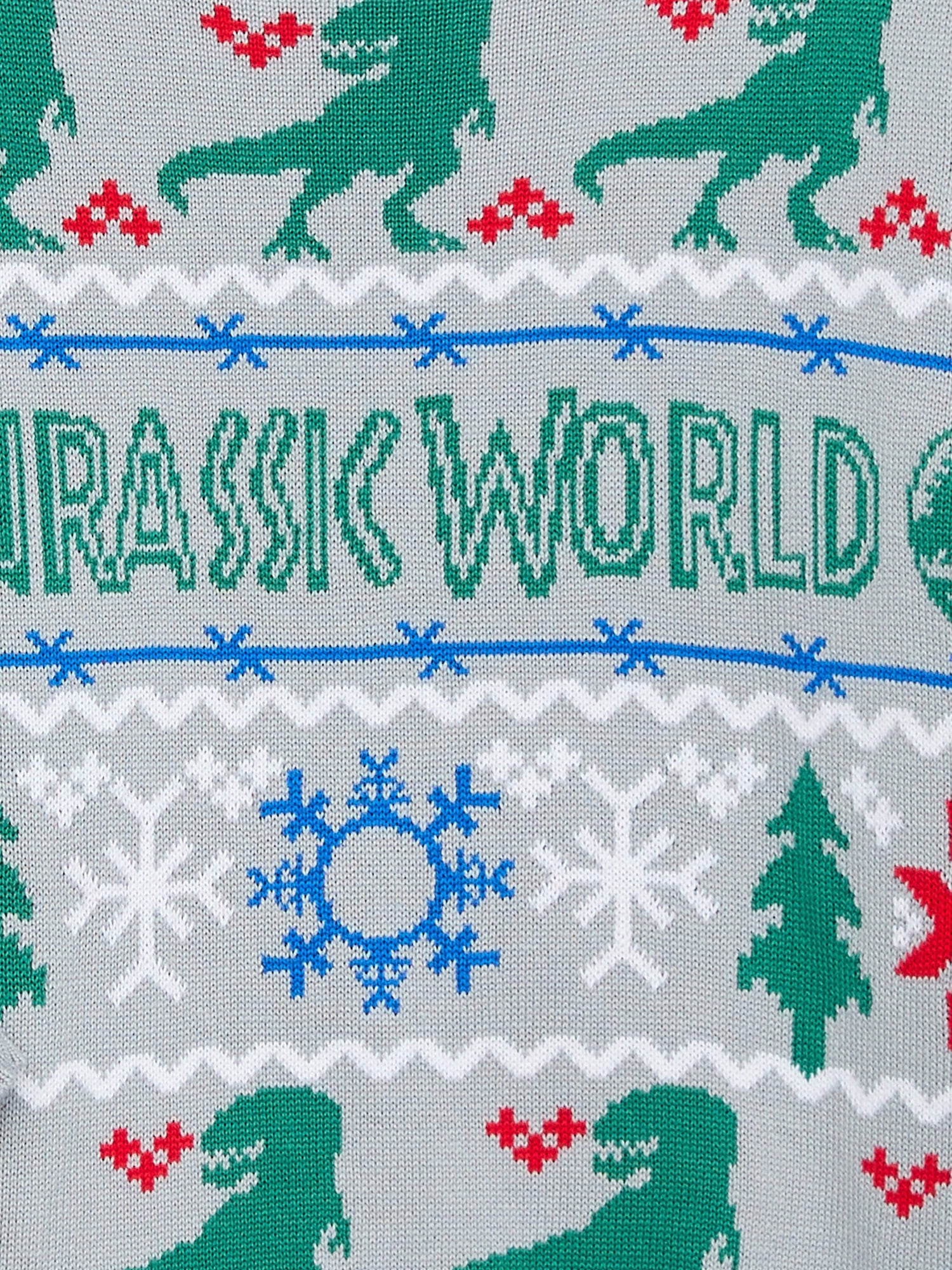 Jurassic World Toddler Boy Holiday Sweater with Long Sleeves, Sizes 12M-5T