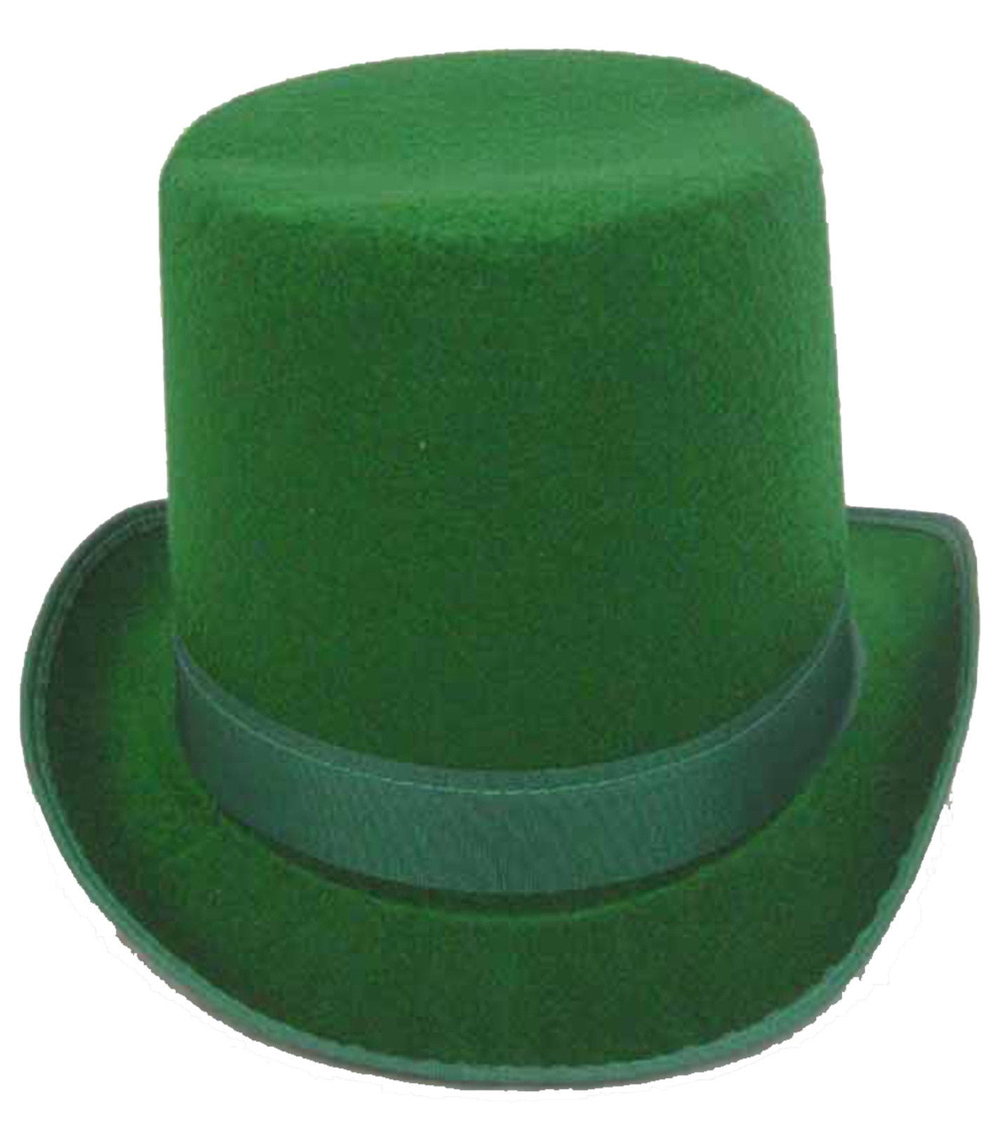 Green Leprechaun Dickens Tall Coachman Victorian Costume Top Hat