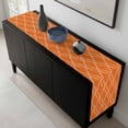 thumbnail image 5 of Orange Stripes Table Runner 72 Inches Long, Simple Geometric Modern Monochrome Kitchen Coffee Dining Table Decoration for Home Party Birthday Wedding Home Decor 16x72 Inches, 5 of 8