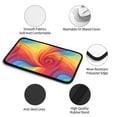 thumbnail image 5 of Car Handrails Box Pad 12.6 X 7.5 In Waterproof Non-Slip Wear-Resisting Durable Breathable Strong Tensile And Tensile Stretch Red Tie Dye Background Rainbow Colors (2), 5 of 7