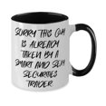 thumbnail image 2 of Inspirational Husband Gifts, Sorry This Guy Is Already Taken by a Smart and, Sarcastic Valentine's Day Two Tone 11oz Mug Gifts For Husband, 2 of 2