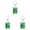 As shown 3PCS, variant on Cute Green Frog Keychain With Light And Sound Keyfob Kids Toy Gift