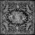 thumbnail image 1 of Ahgly Company Indoor Square Medallion Gray French Area Rugs, 5' Square, 1 of 1
