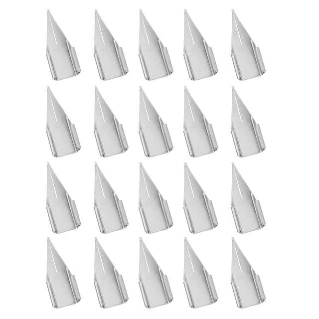 Moluckfu 20Ud Puntas Para Pluma Estilográfica Material Premium Color Plata Escritura Suave