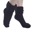 thumbnail image 2 of Women's Fashionable Multi Color Solid Color Comfortable Socks Winter Fleece Warm Socks, 2 of 4