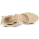 thumbnail image 5 of Zapatos de tacón grueso Allegra K con tiras y plataforma con cordones para mujer Beige EE. UU. 8, 5 of 7