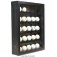 11x14 Golf Ball Shadow Box Display Case Holds 25 Logo Balls