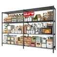 thumbnail image 2 of REIBII 69.8" Wide All Metal Storage Shelves for Garage Wire Shelving Unit 4 Tier Adjustable Shelving for Pantry Shelves Kitchen Shelving, 2 of 7