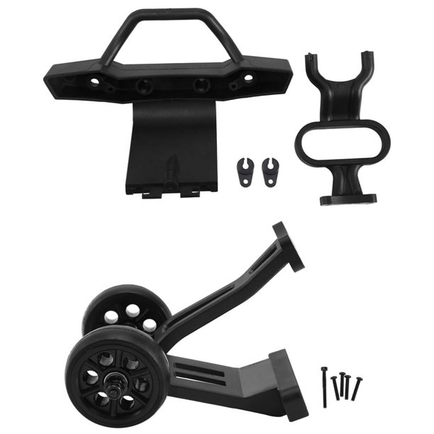 Parachoques Delantero y Barra Trasera con Ruedas 8481 8482 para 1/8 08427 9116 RC, Piezas de Mejora de Coche, Accesorios de Repuesto