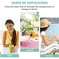 thumbnail image 4 of Straw Covers Cap,12pcs Straw Cover,6Pcs Straw Caps Covers - Straw Tip Cap Reusable Drinking Straw Toppers, Silicone Straw Plugs Reusable Cloud Shape Straw Protector (12pcs), 4 of 5