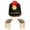 Noir 1, variante sur Fldy Chapeau de Majorette pour Enfants, Chapeau de Fanfare avec Pompon, Épaulette, Chapeau de Soldat Jouet, Fête, Bleu Marine, 2, Taille Unique