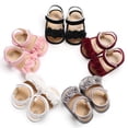 thumbnail image 5 of Baby Girl Toddler Shoes Monochrome Lace Stylish Anti Skid Soft Sole Sandals, 5 of 10