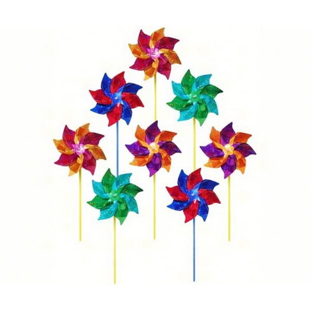 In The Breeze 2805 - Classic Mylar Pinwheel (Set of 8) - Party, Home ...