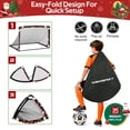 thumbnail image 4 of Juego de Porterías de Fútbol VAVOSPORT Navideñas para Niños 1,2 m x 0,9 m 2 Unidades, 4 of 9