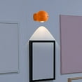 thumbnail image 5 of Wireless Rechargeable Wall Lamp - Cordless Bedside Sconce with Eye Protection - Decorative Background Wall Light for Bedroom, Living Room & Hallway ( Orange ), 5 of 6