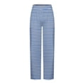 thumbnail image 4 of HOMADLES Mens Sports Jogger Pants with Pocket Outdoor Hiking Stripe Print Fitness Jogger Pants Blue L, 4 of 4