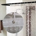 thumbnail image 6 of Ohmyroo Thick Plastic Shower Curtain, Waterproof and Mildew-Proof Bath Liner for Dry and Wet Area Separation, Durable Bathroom Decor, 6 of 8