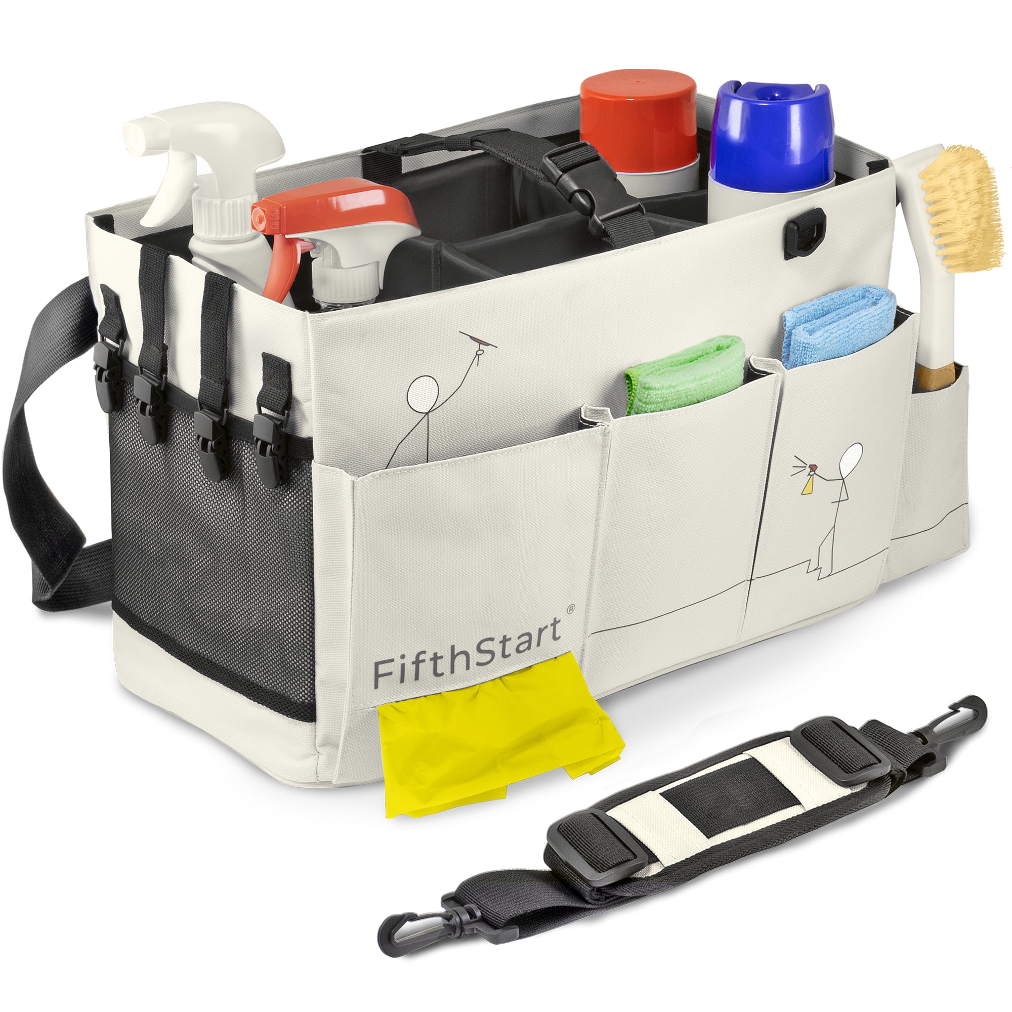 FifthStart Wearable Cleaning Caddy with Handle Caddy Organizer for