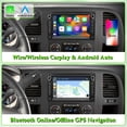 thumbnail image 4 of Radio estéreo para coche Android 12 con CarPlay Bluetooth GPS 7" IPS, 4 of 8