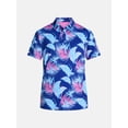 thumbnail image 5 of Birdie Bound Men's and Big Men's Vibrant Vines Golf Polo Shirt, Sizes XS-4XLT, 5 of 5