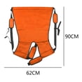 thumbnail image 4 of Eslinga para elevación de pacientes Macarena sábana deslizante impermeable reutilizable amarillo, 4 of 8