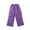 Purple, variant on Tollder Boys Girls Fashion Waist Flare Pants Casual Long Pants Jeans Cargo Pants Trousers Cute Casual Fshionable